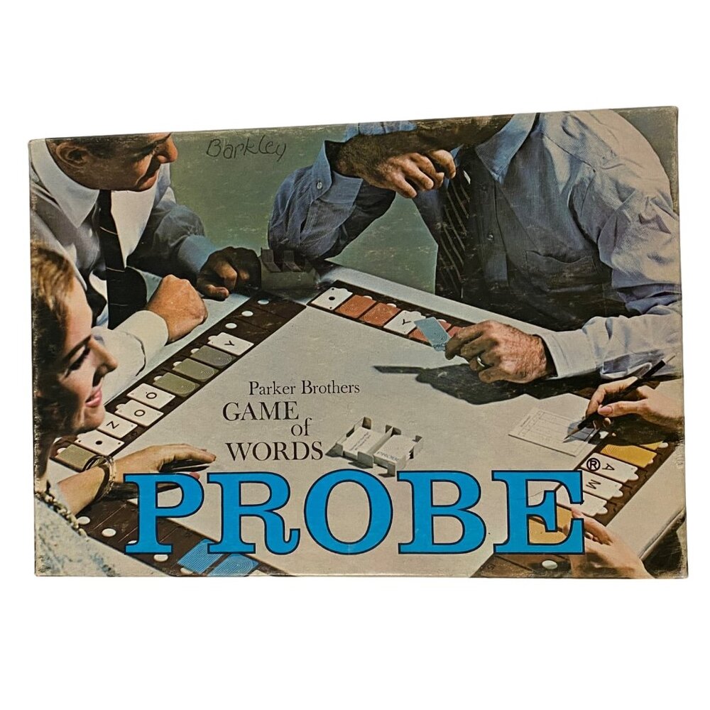 Vintage Parker Brothers PROBE Parlor Board Game 1964 Word Family‎ Fun